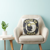 Coussin Trick ou traiter Halloween griffeur caractère (Chaise)