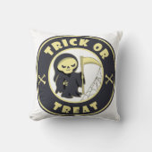 Coussin Trick ou traiter Halloween griffeur caractère (Recto)