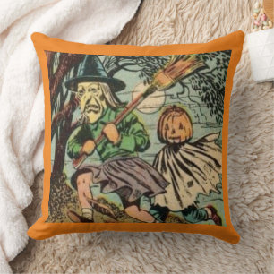 COUSSIN TRICK OU TRAITER IMPRIMER UN JOURNAL HALLOWEEN VIN