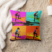 Coussin Tricks de scooter volant - Cavalier de scooter stu (Couverture)
