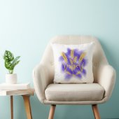 Coussin Trident ukrainien fait d'oreille de blé (Chaise)