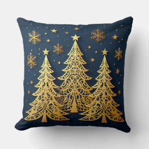 Coussin Trio d'or – Pins étoilés