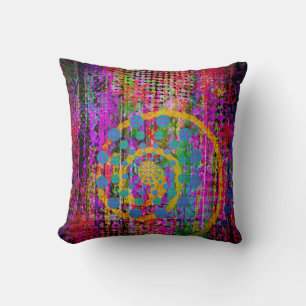 Coussin Trippy Abstrait