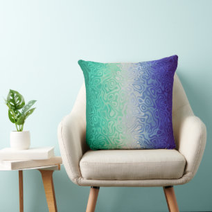 Coussin Trippy Ripply Funky Boho MLM Amour entre hommes Fi