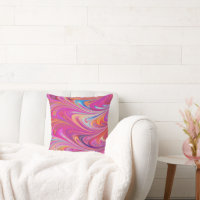 Trippy rose et orange design Tourbillonnant