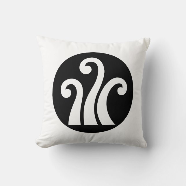 Coussin Trois bracken dans le gâteau de riz (Recto)