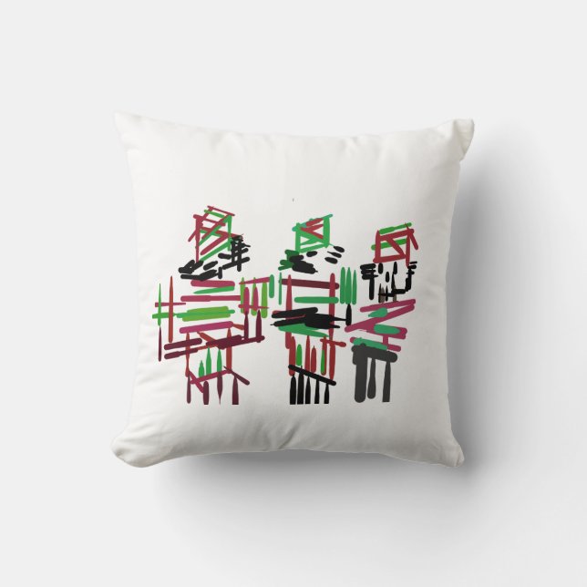 Coussin Trois casse-noix de Noël  (Recto)