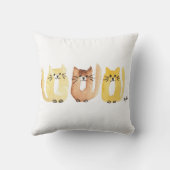 Coussin Trois Chats (Verso)
