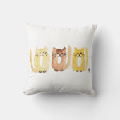 Coussin Trois Chats (Recto)