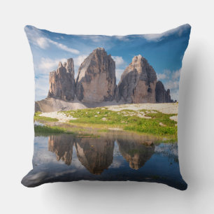 Coussin Trois cimes de Lavaredo/Drei Zinnen montagnes dolo