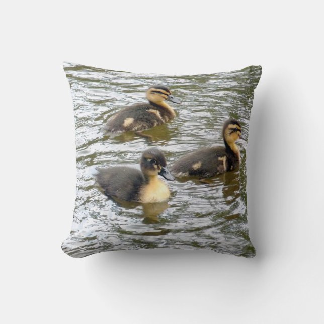 Coussin Trois colliers mignons Natation (Recto)