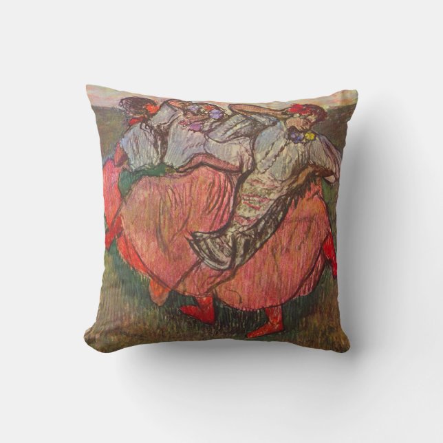 Coussin Trois danseuses russes par Edgar Degas (Recto)