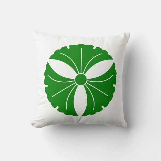 Coussin Trois feuilles de ginkgo (Recto)