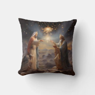 Coussin Trois hommes sages et commencer à lancer l'oreille