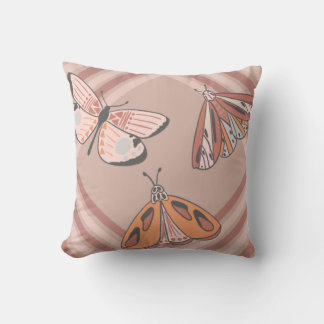 Coussin Trois papillons du sud-ouest