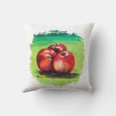 Coussin Trois pommes rouges (Verso)