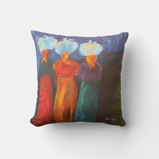 Coussin Trois soeurs 2007 (Recto)