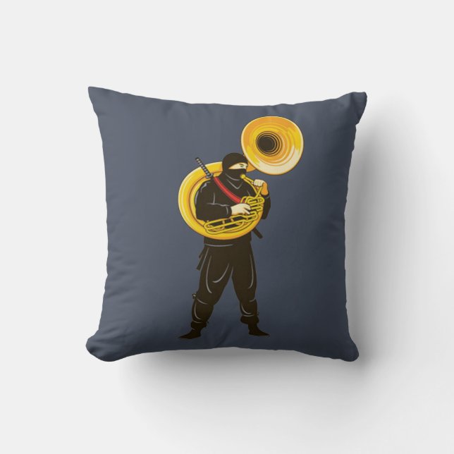Coussin Trompettiste de Ninja (Recto)