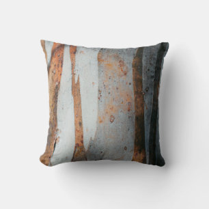 Coussin tronc d'arbre Brown et gris