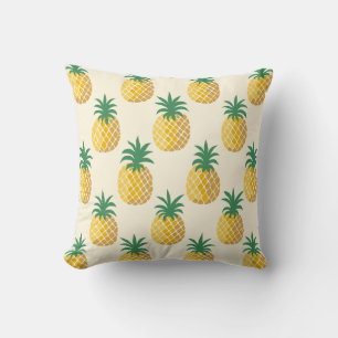 Coussin Tropic Gold Teintes Jaunes Ananas