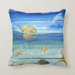 Coussin tropical 16" de StarfishThrow x 16"