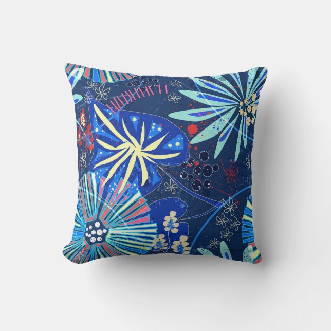 Coussin tropical Abstrait (Recto)