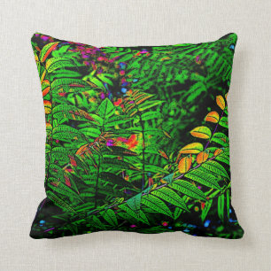 Coussin tropical de feuille