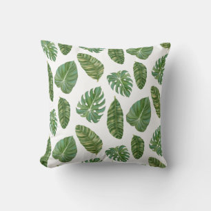 Coussin Tropical Island Resort Banana Leaf Moderne