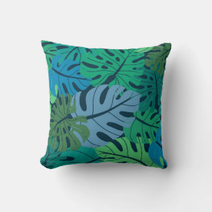 Coussin Tropical Jungle Palm Motif sans couture