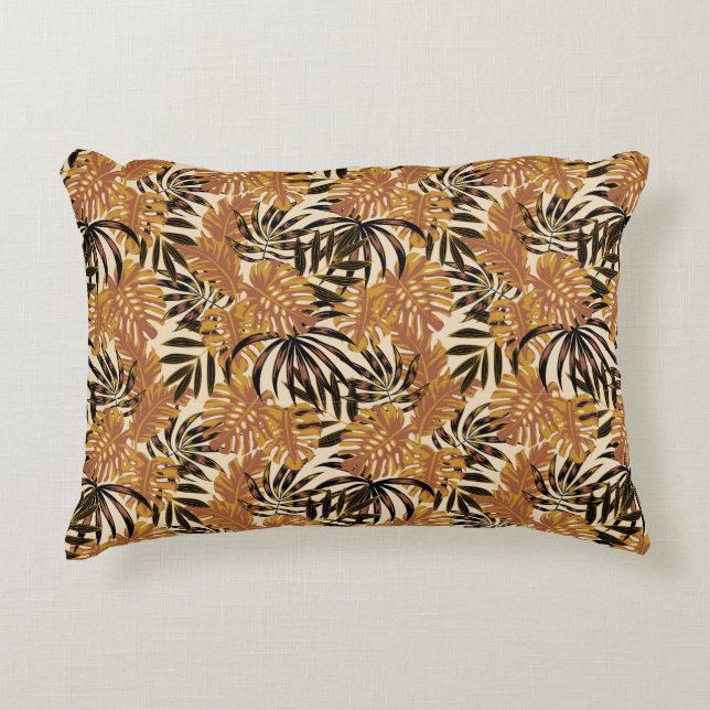 Coussin Tropical Palmiers (Devant)