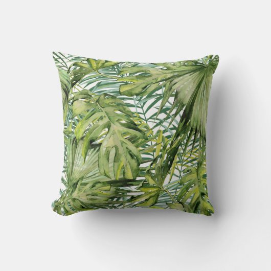Coussin Tropical Summer Palm Tree Cushion (Recto)