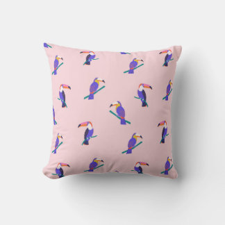 Coussin Tropical Toucan Bliss
