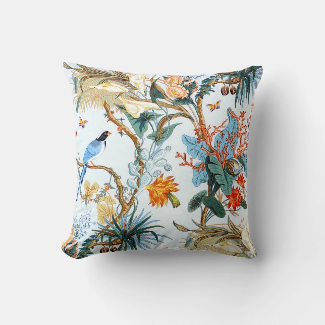 Coussin Tropiques vintages I (Recto)