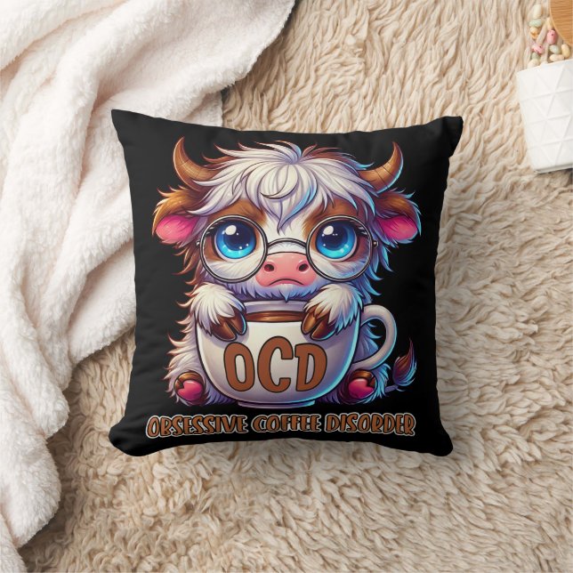 Coussin Trouble de café obsessionnel  (Couverture)