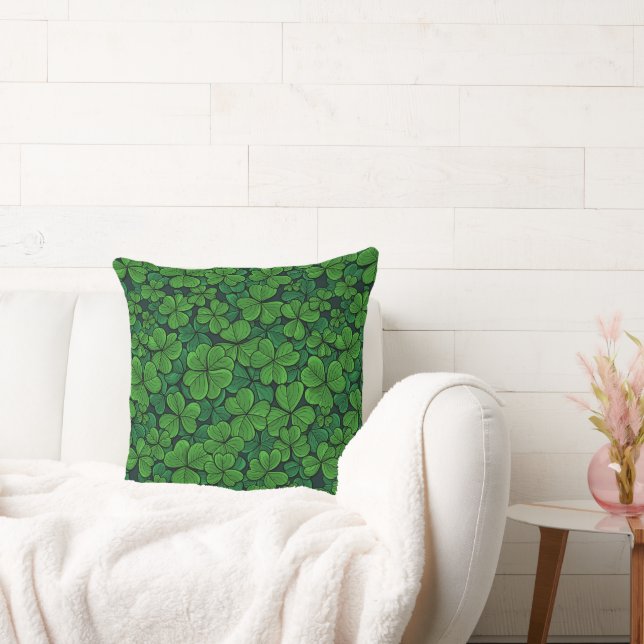 Coussin Trouvez le trèfle chanceux 2 (Canapé)