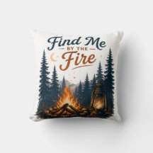 Trouvez-Moi Près Du Feu De Camp Camping Nature