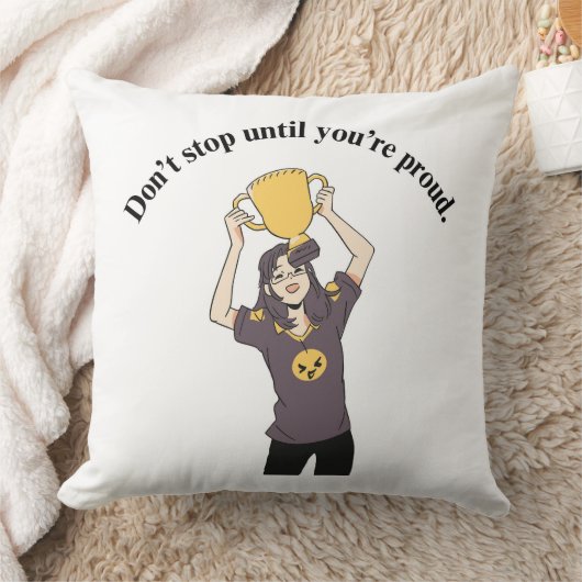 Coussin Trouvez votre solde et ne vous arrêtez pas tant qu (Couverture)