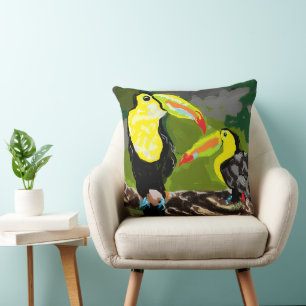 Coussin Trow Pillow : Oiseaux de Paradis