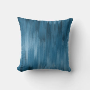 Coussin Trucs Abstraits monochromatiques, Bleu