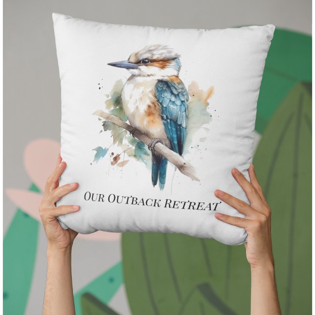 Coussin True Blue Kookaburra, custom (Créateur téléchargé)
