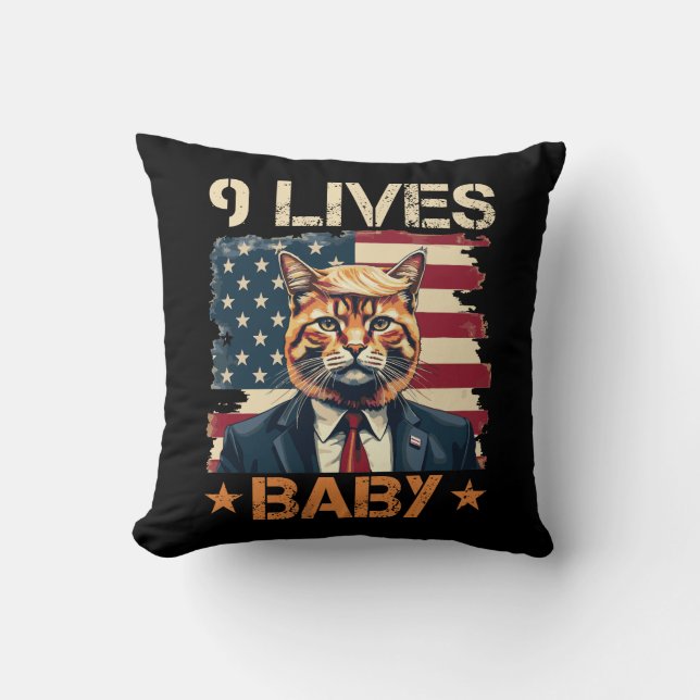 Coussin Trump 9 Vit un bébé (Recto)
