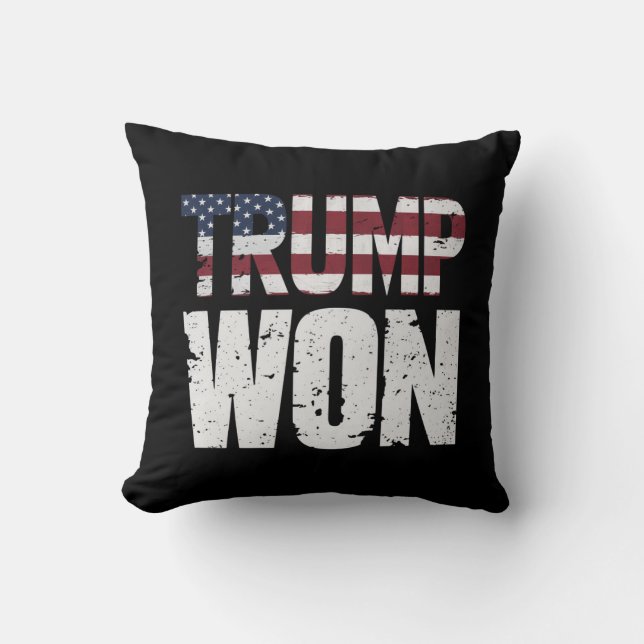 Coussin Trump a gagné la 47e élection du président américa (Recto)