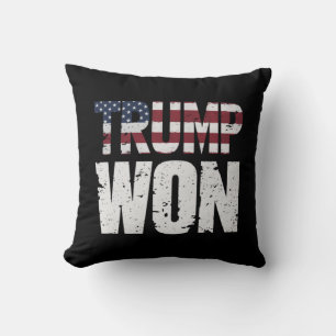 Coussin Trump a gagné la 47e élection présidentielle améri