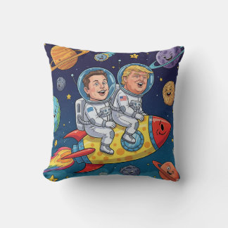 Coussin Trump & Elon Space Adventure, Cosmic Journey
