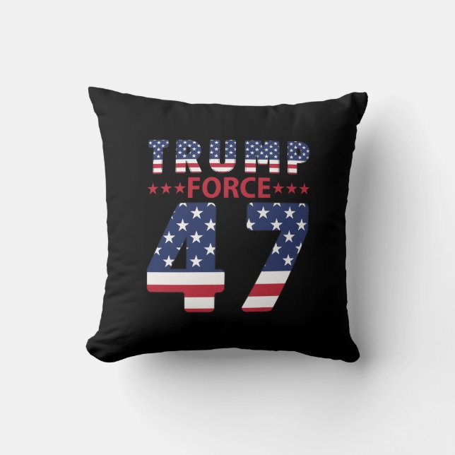 Coussin Trump Force 47 (Recto)