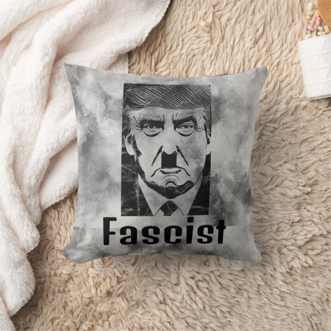 Coussin Trump lance l'oreiller fasciste (Couverture)