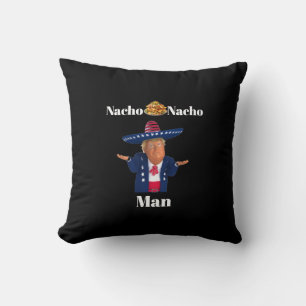 Coussin Trump Nacho Nacho Homme Jetant l'oreiller
