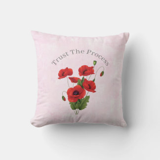Coussin Trust The Process Throw Pillow 