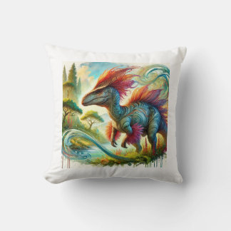 Coussin Tsintaosaurus in Harmony 290824AREF144 - Watercolo