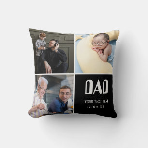 Coussin Tu aimes papa Photo Collage Texte manuscrit